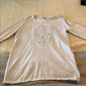 Boys LS Skull Tee